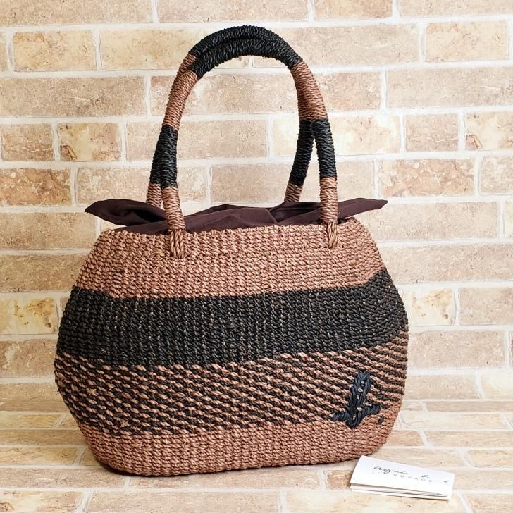 agnes b. VOYAGE ブラウンかごバッグ WEB スペシャル かごバッグ QAX01-01（O200VB18000）｜VOYAGE