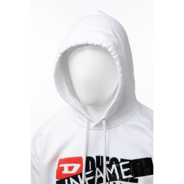 ディーゼルDIESEL パーカー M HC-S-DIVISION-FEDEZ ホワイト - メルカリ 