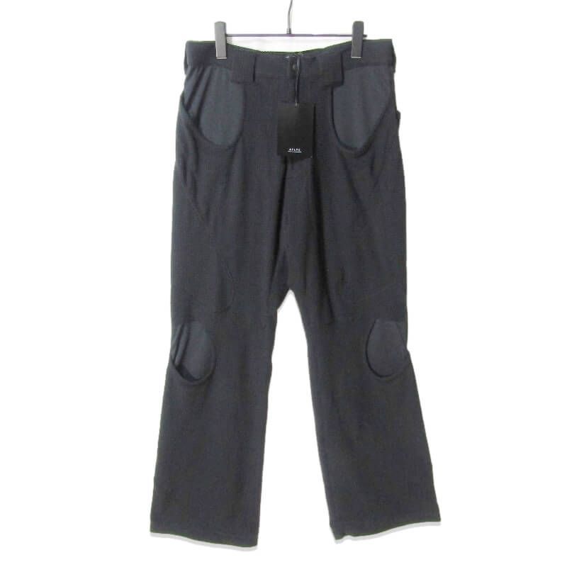 ANDER ATLTC アンダー フレックストラウザーズ ブロックフリース FLEX TROUSERS イージーパンツドローコード ブラック 2 27109503