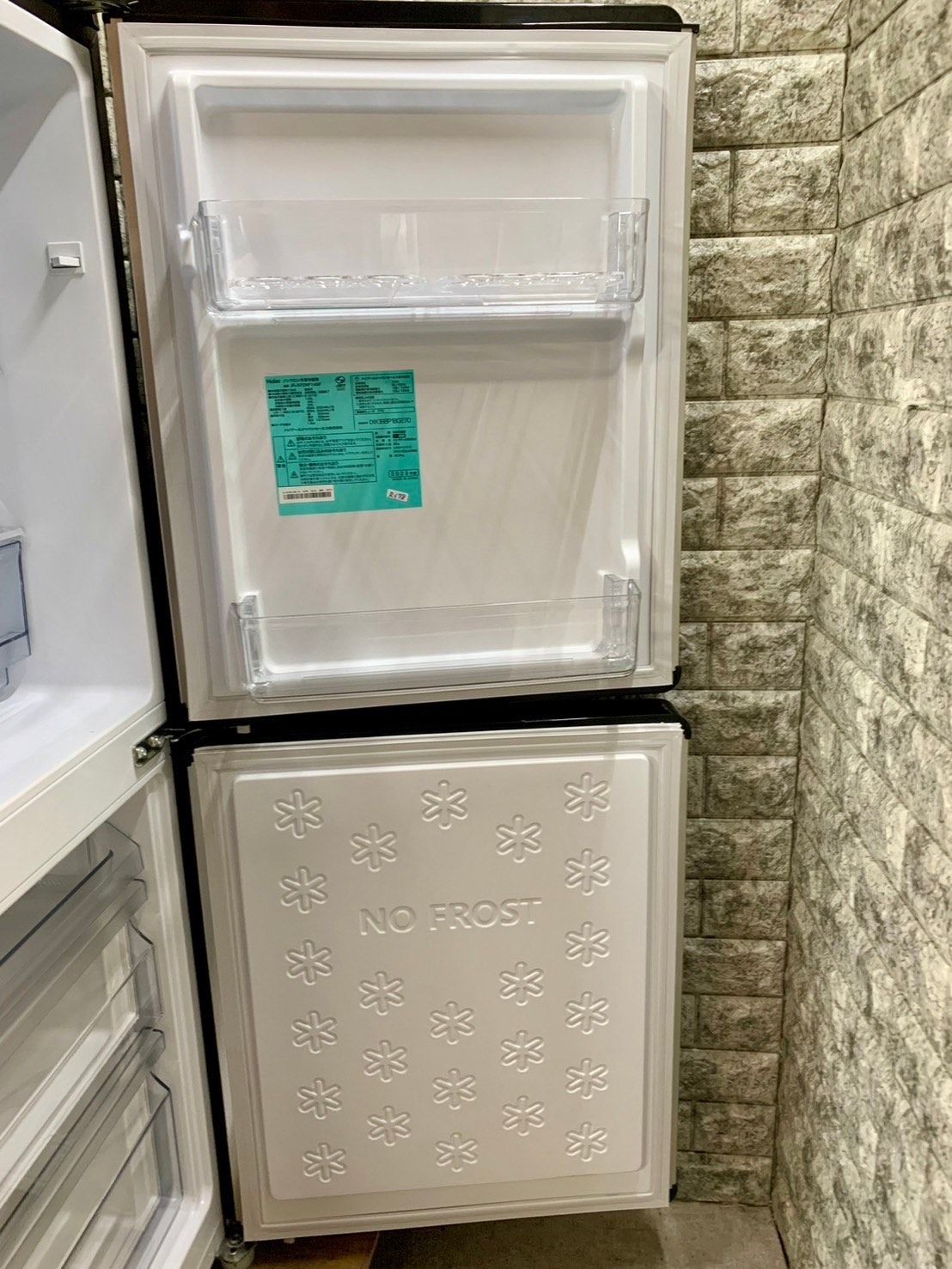 大阪送料無料☆3か月保障付☆冷蔵庫☆ハイアール☆2ドア☆JR-XP2NF148F  