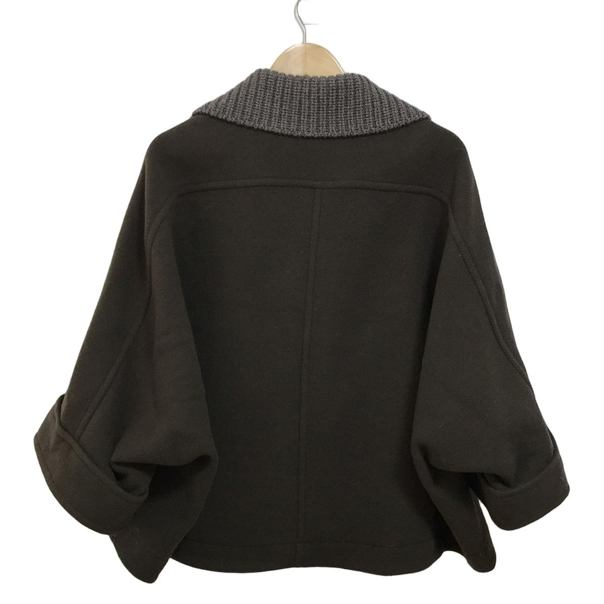 Chloe クロエ コート サイズ36 S レディース - ダークグレー 七分袖 ショート丈 秋 冬