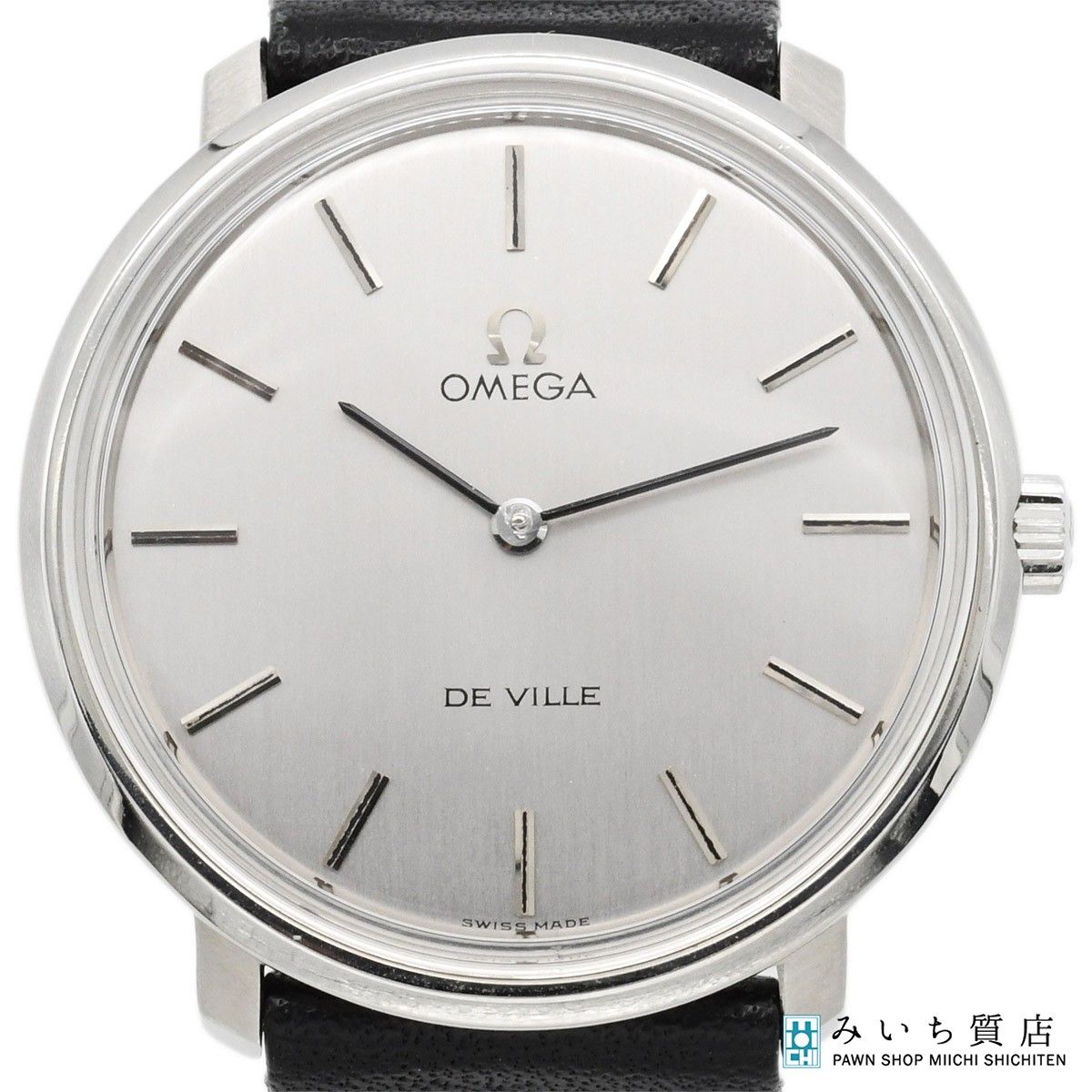 稼働 腕時計 OMEGA オメガ DE VILLE デヴィル 手巻き TOOL 104 シルバー色文字盤 メンズ H20394