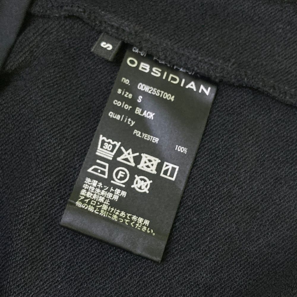 サイズ：S OBSIDIAN オブシディアン  半袖ポロシャツ スキッパー  ブラック系 [240101487730] ゴルフウェア レディース ストスト サイズ：S OBSIDIAN オブシディアン 半袖ポロシャツ スキッパー