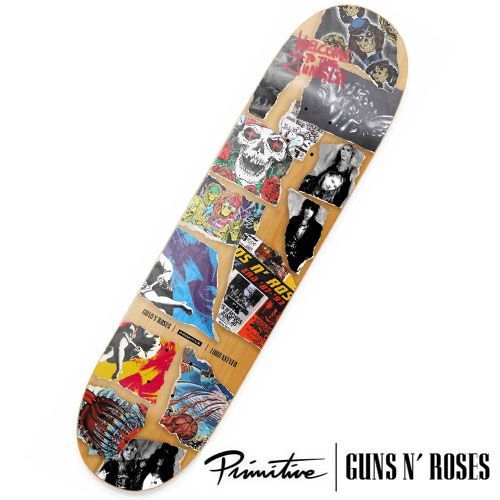 PRIMITIVE × GUNS N' ROSES SUNSET TEAM Deck MULTI スケート
