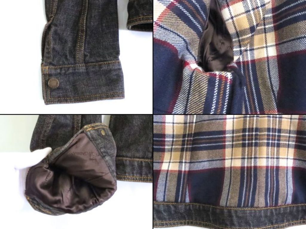 アルベロベロ デニムカラフルモチーフジャケット カラフル刺繍