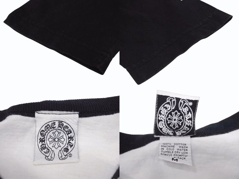 CHROME HEARTS クロムハーツ ラグラン 七分袖Tシャツ サイズM