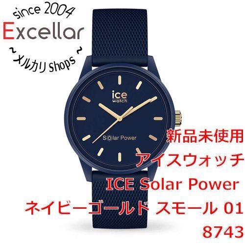 bn:14] ice watch 腕時計 ICE Solar Power ネイビーゴールド スモール