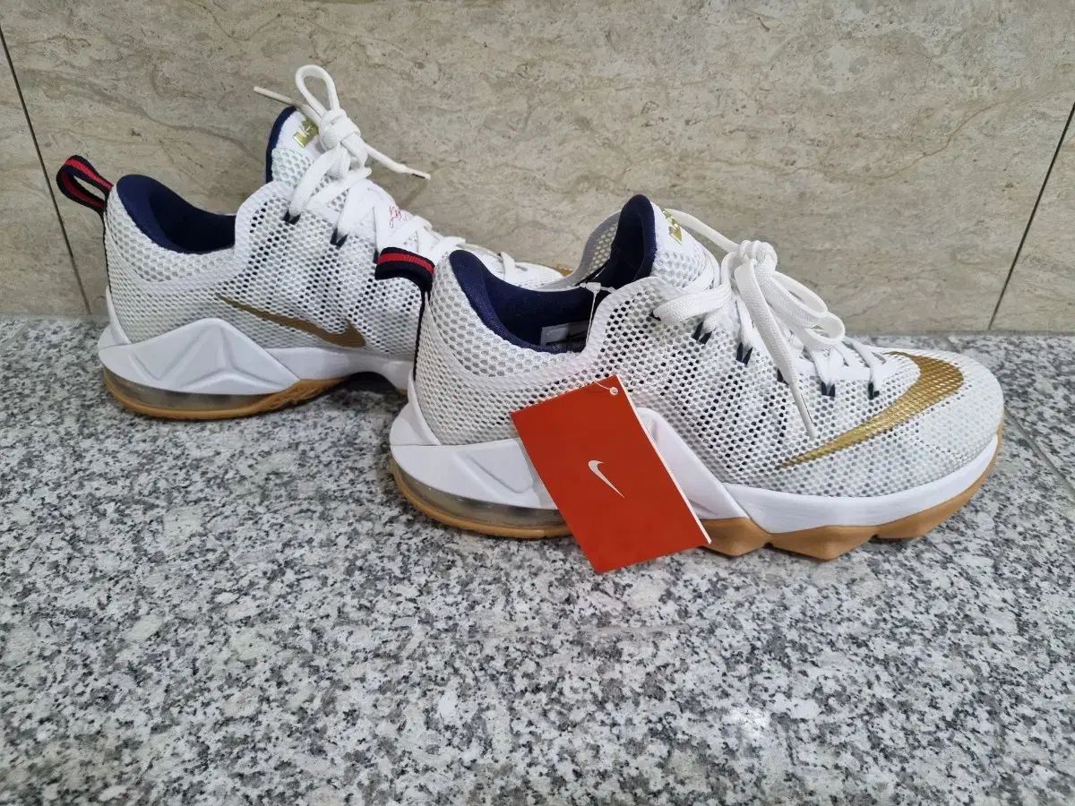 NIKE ナイキ レブロン 12 ロー U S A ホワイト 剣