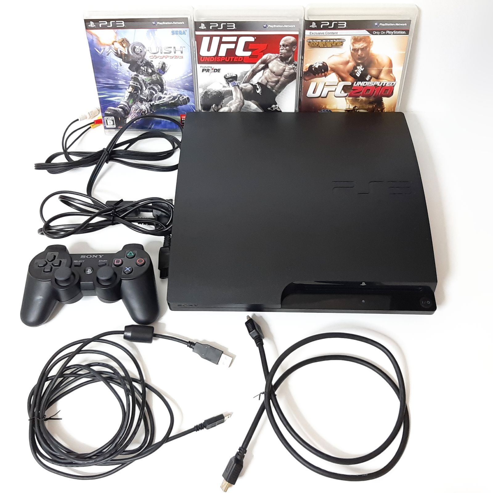 SONY PS3 プレイステーション3 CECH-3000B 320GB ソフト3本セット