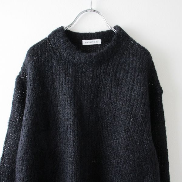 [MADISONBLUE] LOOSE プルオーバー MADISONBLUE(マディソンブルー)のSTONE WASH LOOSE CREW NECK PO