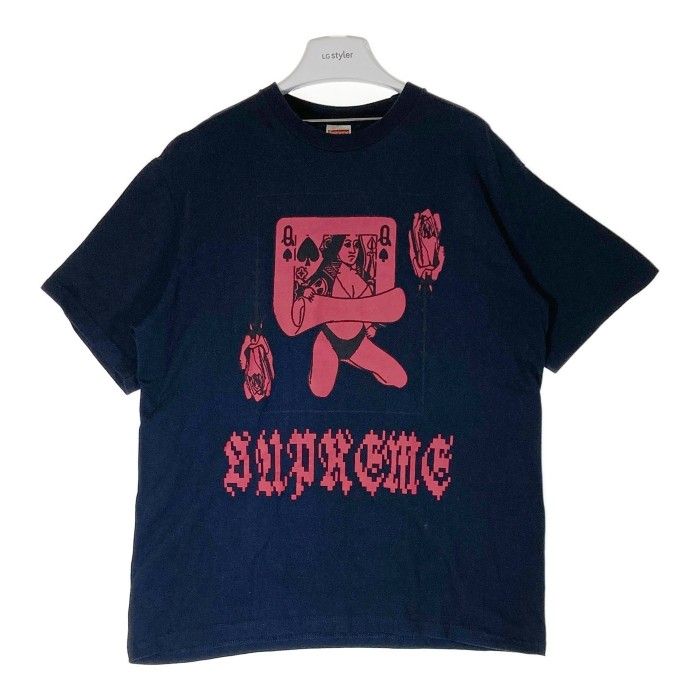 ★SUPREME シュプリーム 19AW Queen Tee クイーンTシャツ ネイビー sizeM