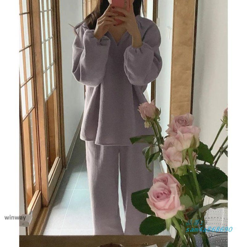 数量限定！ 赤字覚悟!パジャマ ダブルガーゼ レディース ルームウェア 長袖 ガーゼ 秋 大きいサイズも S ギフト 女性用 春 夏 入院用 敬老の日ギフト 母の日プレゼント am4a868690