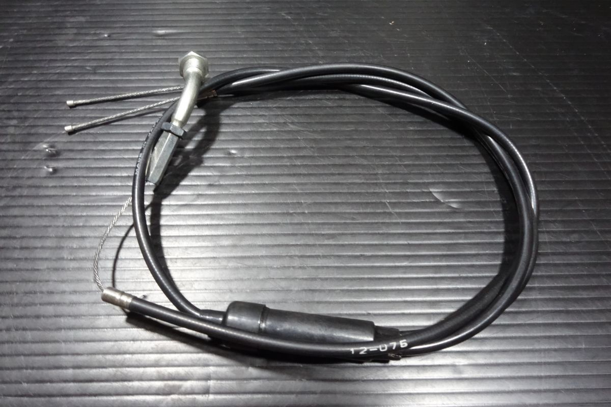 アクセル スロットル ワイヤー ケーブル 54012-075 カワサキ 純正 W1 W3 W1SA B級品 訳あり パッケージ無し R20250901