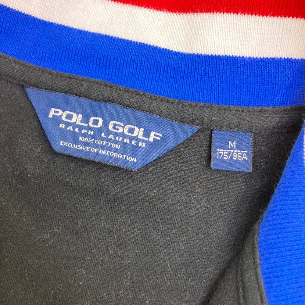サイズ：M POLOGOLF ラルフローレン ポロゴルフ  スウェット ジップジャケット  ブラック系 [240101419006] ゴルフウェア メンズ ストスト POLOGOLF ラルフローレン ポロゴルフ スウェット ジップ