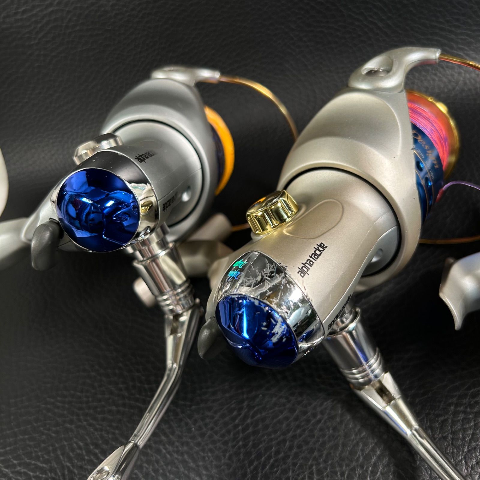 中古良品♪・船釣り リール＋ロッドセットalpha tackle Head Quarter