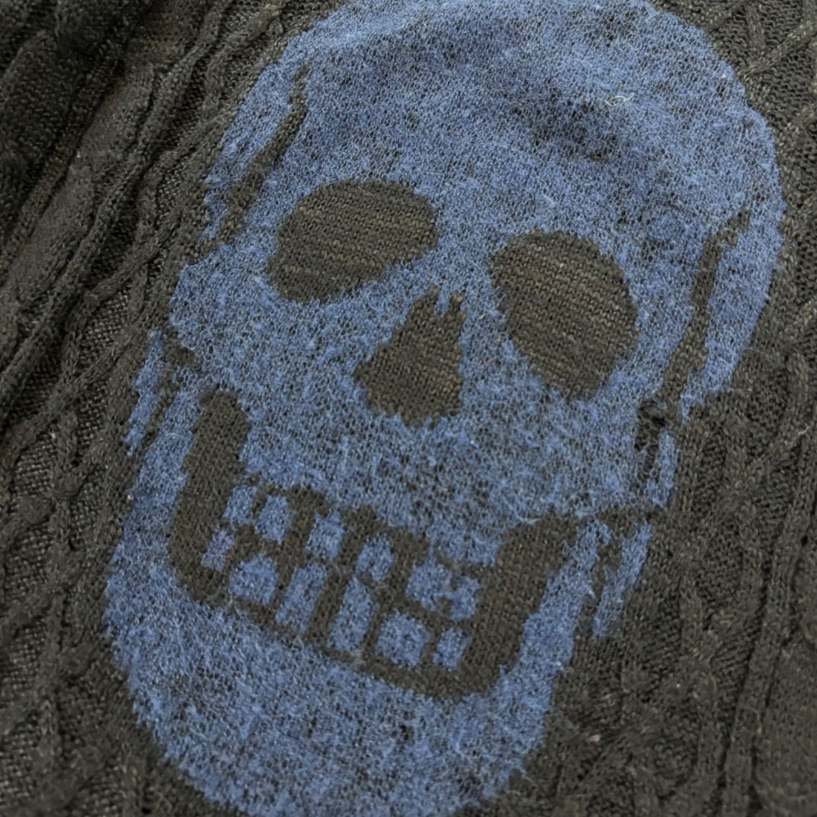 日本製 HYSTERIC GLAMOUR Skull Logo Sweater ヒステリックグラマー