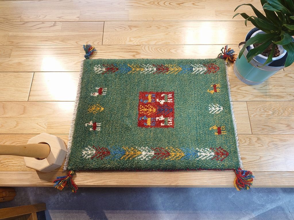 118x47cm ペルシャギャッベ ランナー (ギャベ) ペルシャ絨毯 ギャッベ