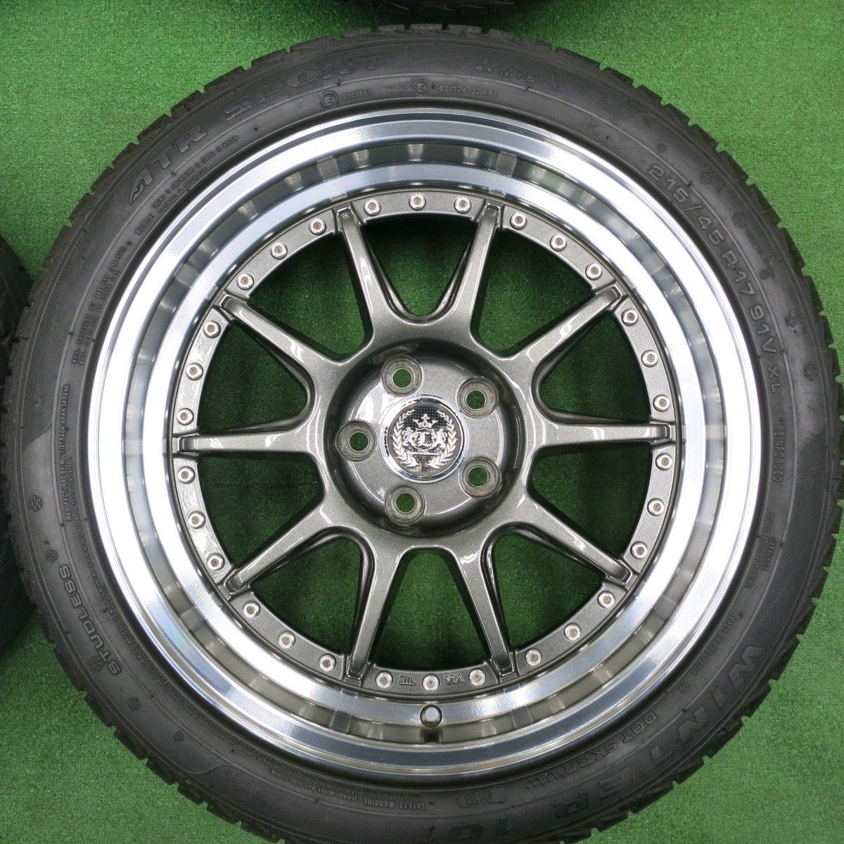送料無料] 深リム キレイ☆86 BRZ 等 SSR風デザイン 215/45R17 
