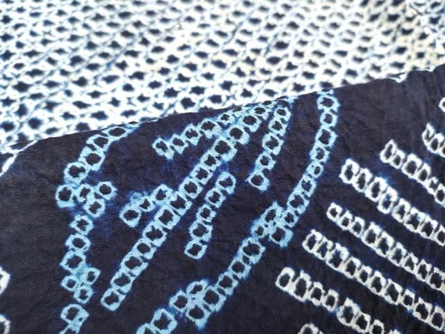 eふれんず◇有松鳴海絞り 夏物 浴衣 立沸文 綿◇am1048 eふれんず