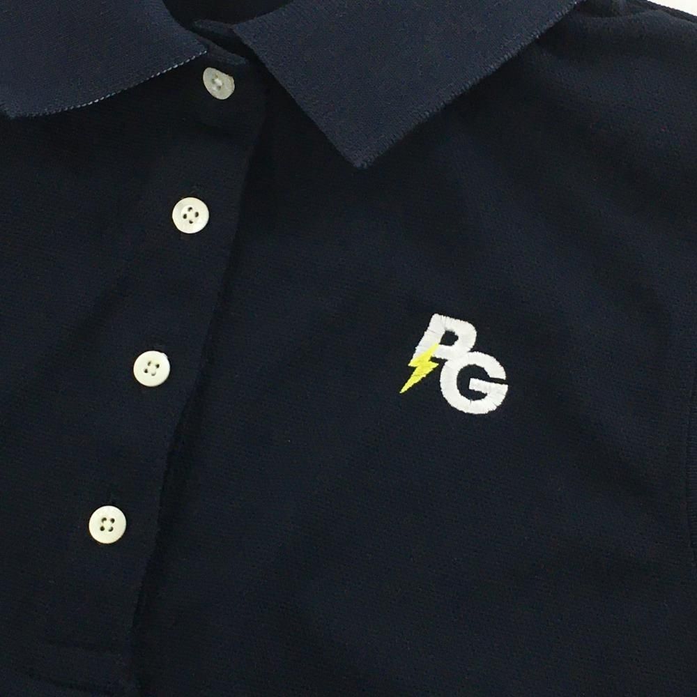 パーリーゲイツ　新品タグ付き　ポロシャツ　ネイビー　PEARLYGATES PEARLY GATES パーリーゲイツ 半袖ポロシャツ ネイビー×白 25