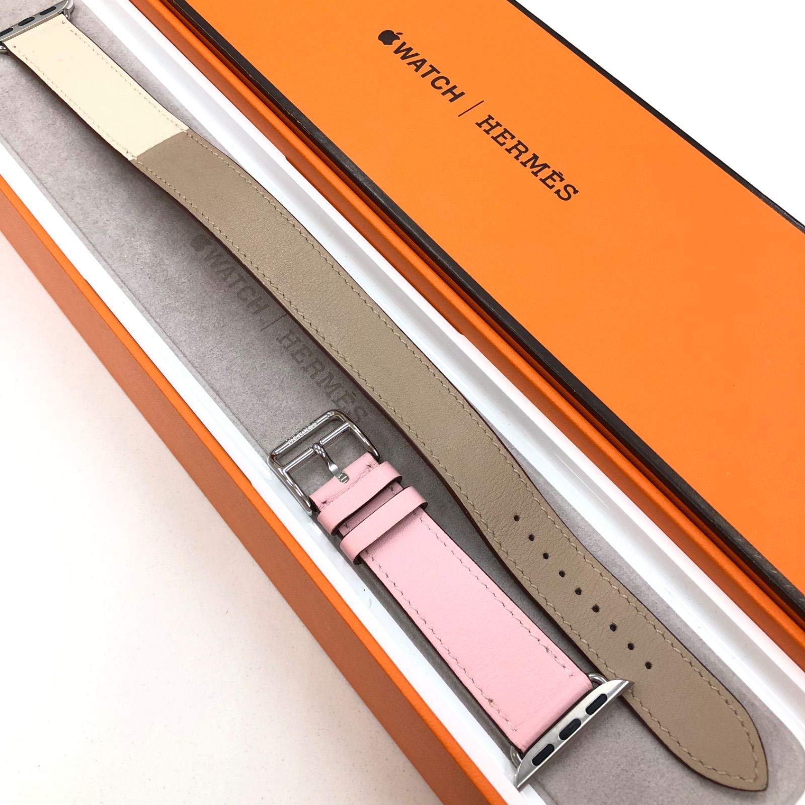 エルメス Apple Watch ローズサクラ 40mm アップルウォッチ 専用-