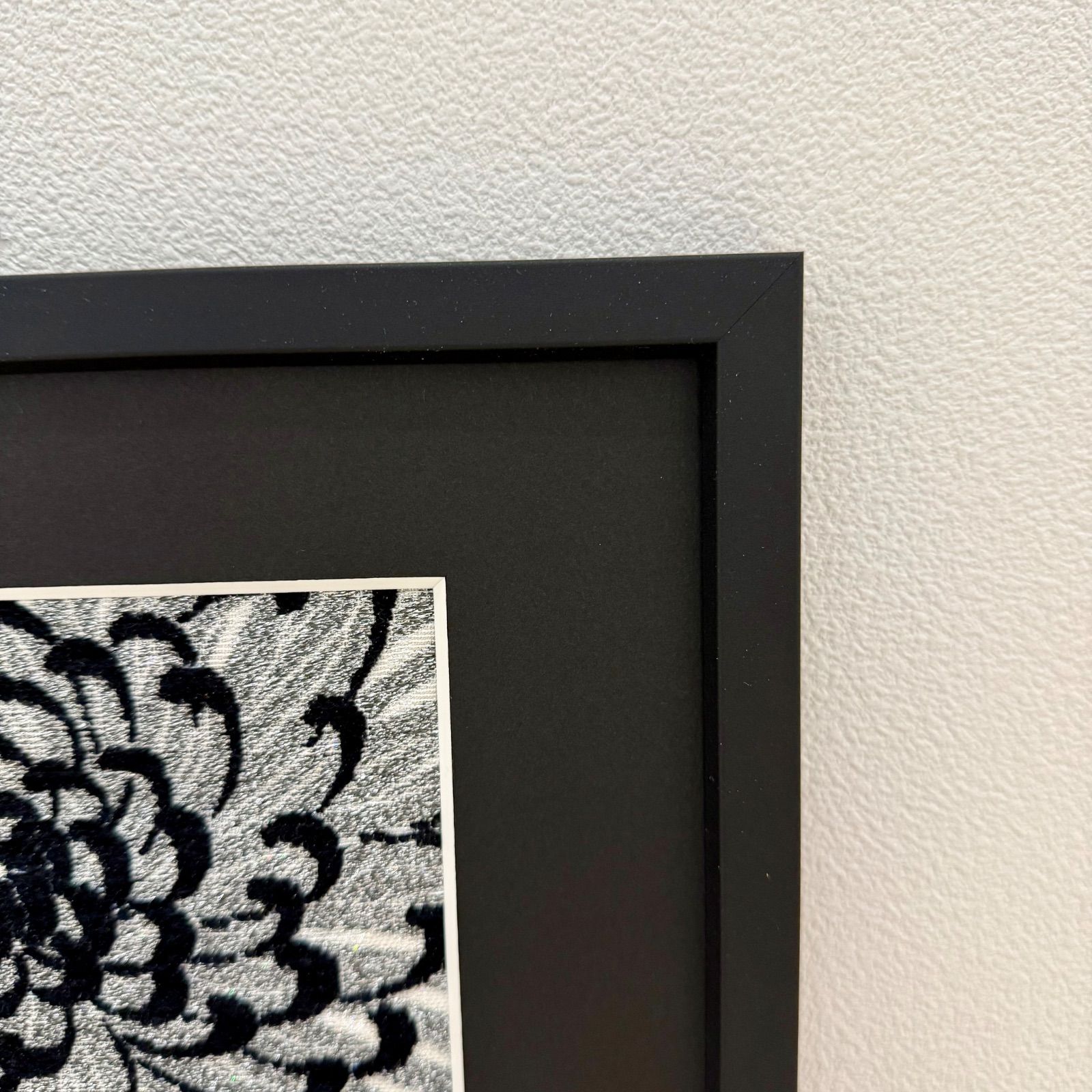 京都帯屋さん フレーム入りシルク織物アート 蝶と乱菊 USTAUSTRALIA_COM_AU