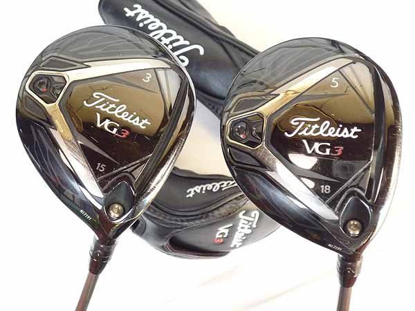 タイトリスト 2018 VG3 フェアウェイウッド VGF S 日本仕様 3w 5w 2本セット