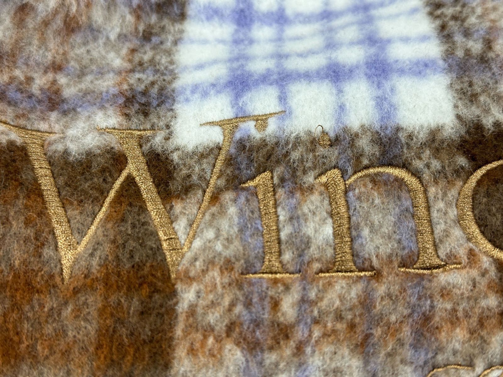 WIND AND SEA (ウィンダンシー) 23AW SHAGGY PLAID CPO SHIRT JACKET