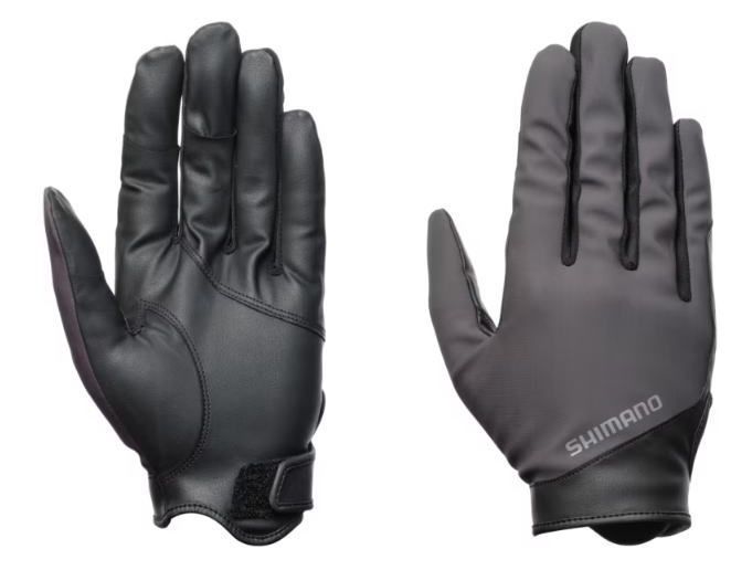 シマノ 01 ベーシックウォーム グローブ 指出し GL-071Y チャコール Sサイズ / 手袋 ウェア shimano 釣具 【メール便発送】