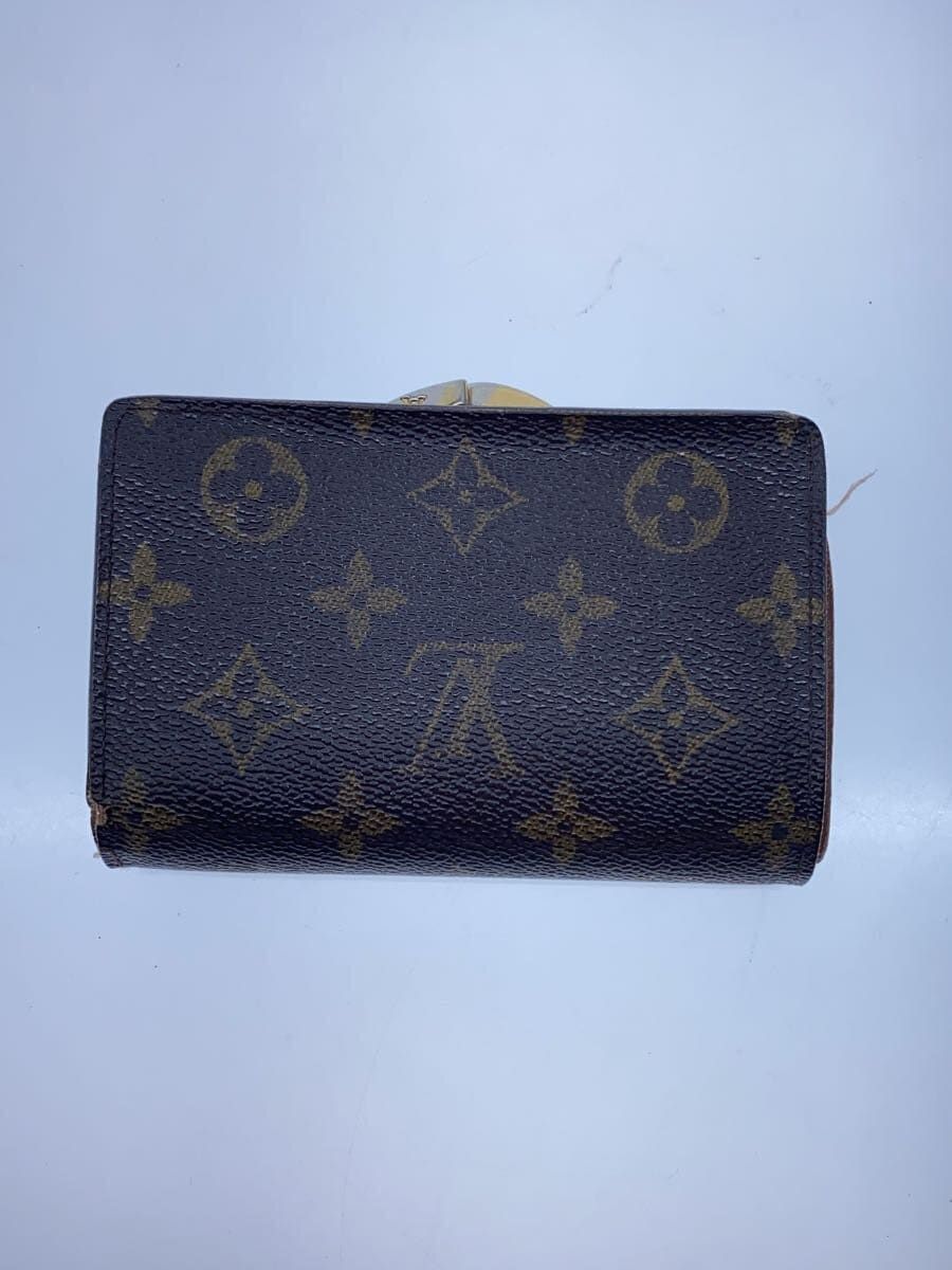 LOUIS VUITTON ポルト・モネ・ビエ・ヴィエノワ_モノグラム・キャンバス_BRW PVC ブラウン 総柄 レディース - メルカリ