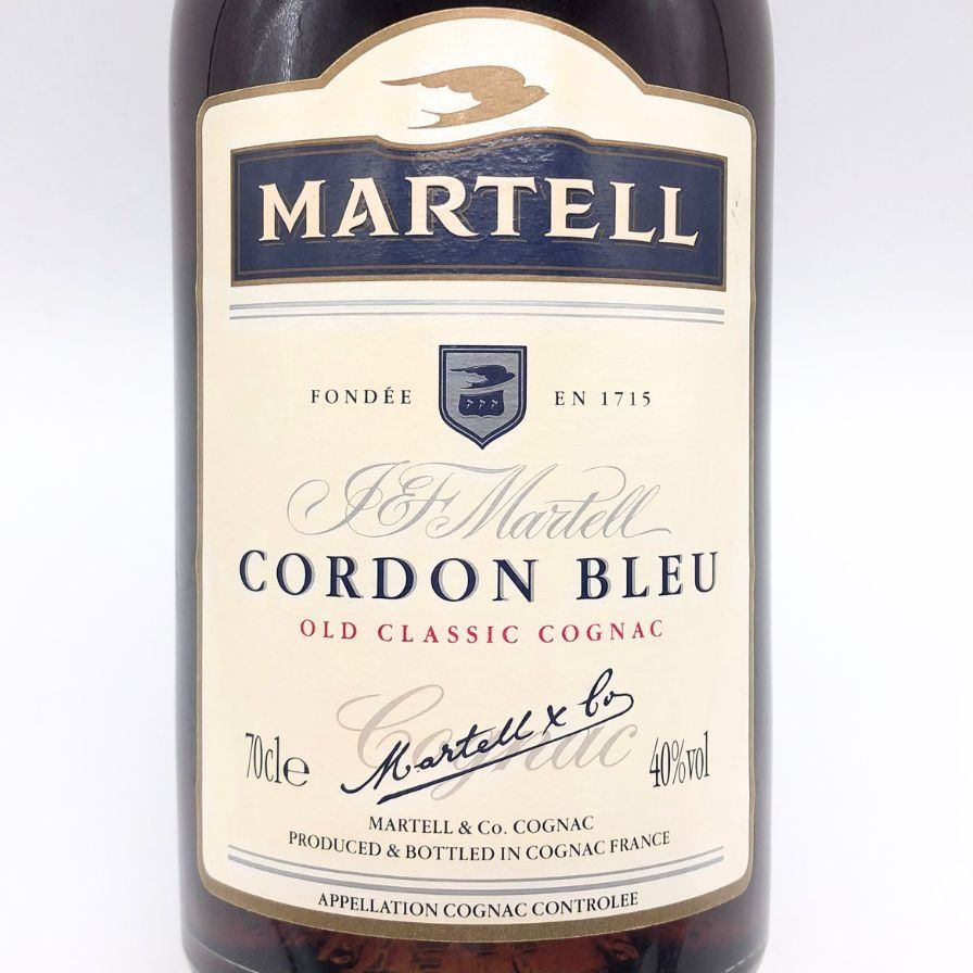 マーテル　コルドンブルー　700ｍｌ　未開栓 マーテル コルドンブルー 700ml 箱なし ブランデー コニャック