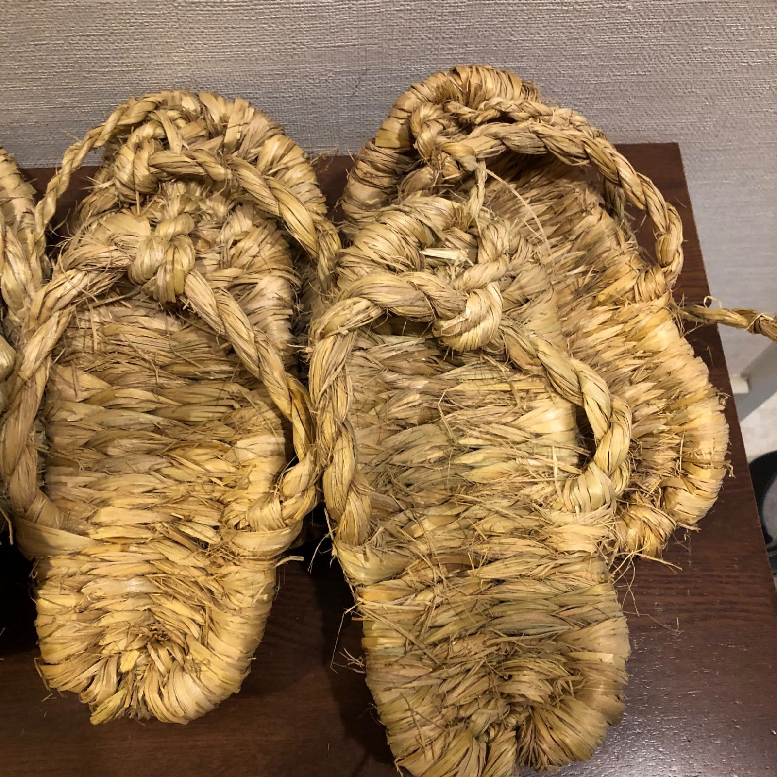 n様 リピート購入分 草鞋 ぞうり わらじ 4足分 露地草履 約20cm