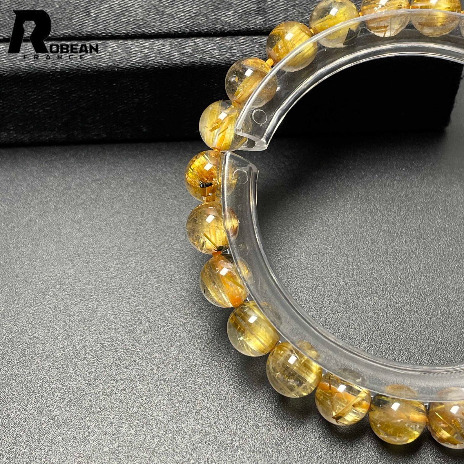 上級 EU製 定価6万円☆ROBEAN・太陽花タイチンルチル☆黄金針