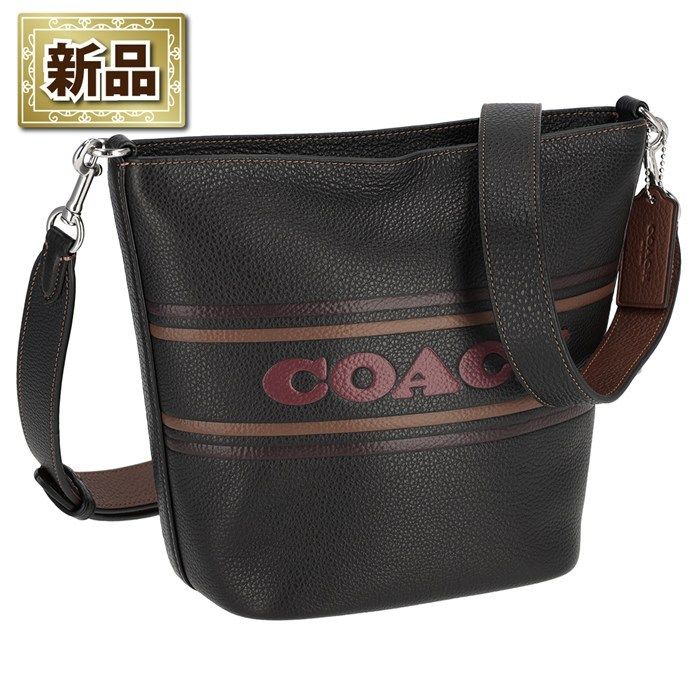 コーチ COACH ショルダーバッグ|メッセンジャーバッグ ロゴ ローガン ダッフルバッグ CH248 SVA47 2025AW ブラック レザー シルバー金具