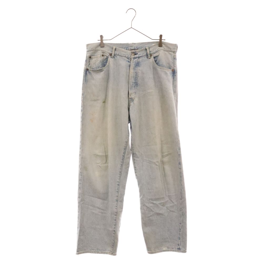 COMOLI (コモリ) 21AW 5P DENIM PANTS BLEACH ブリーチ加工 5ポケットデニムワイドパンツ ブルー U03-03014  - メルカリ