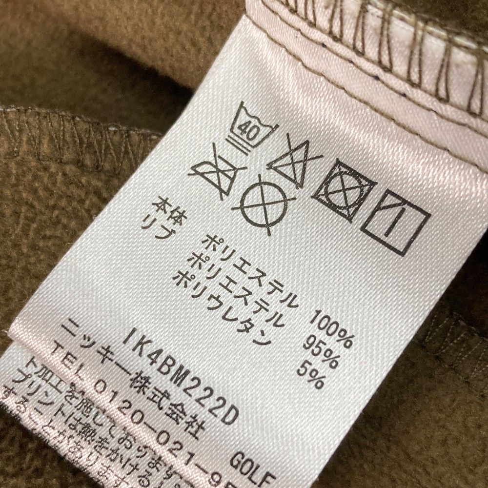 サイズ：L FILA GOLF フィラゴルフ  裏起毛 ジップジャケット チェック柄 ブラウン系 [240101428070] ゴルフウェア メンズ ストスト FILA GOLF フィラゴルフ 裏起毛 ジップジャケット チェック柄