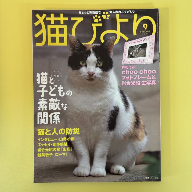 ヴィンテージ 雑誌 ネコビ料理 2011 ー 09 猫 写真 フォトブック 執事 ネコ 日本