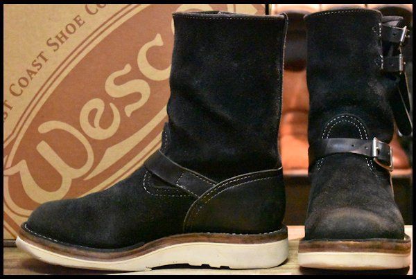 8E 箱付 良品 12年】WESCO ウエスコ カスタムボス ブラック 8E 箱付 良品 12年】WESCO ウエスコ カスタムボス ブラック