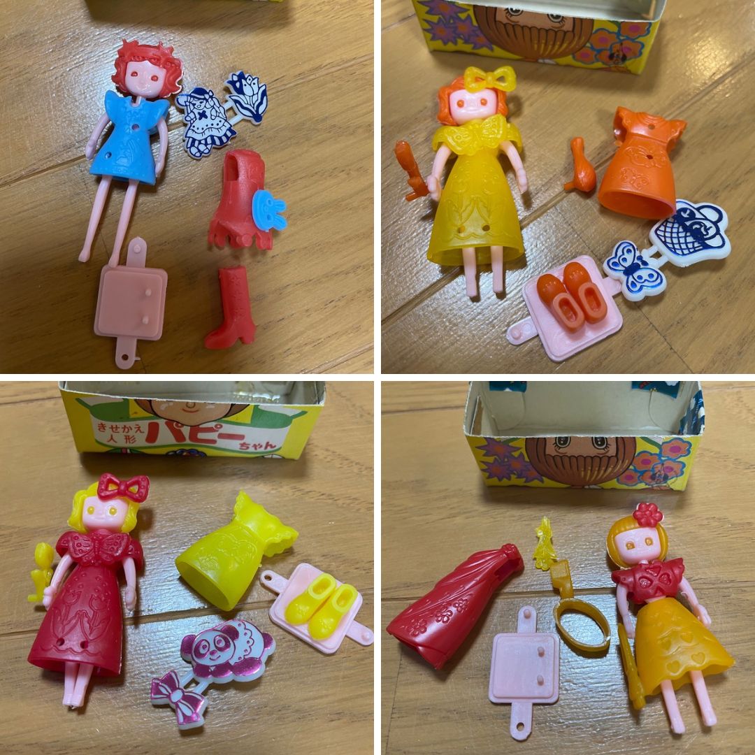 グリコ きせかえ人形 パピーちゃん 46体 ペットアクセサリー