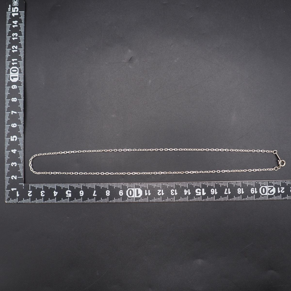 あずきずページ A591 ヴィンテージ SILVER925刻印 ネックレス あずき カット