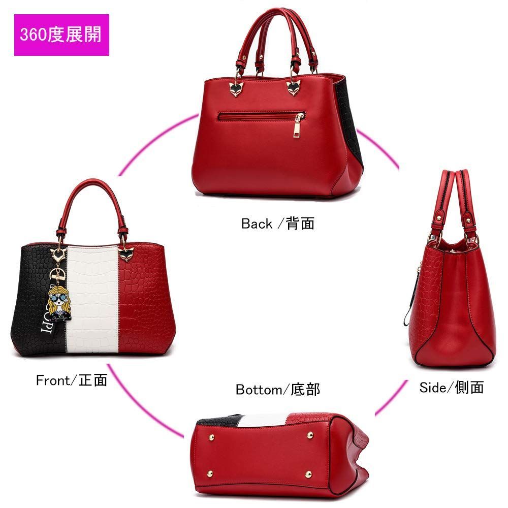 特価セール】women 大容量 for bag 2way トートバッグ PUレザー 防水 ショルダーバッグ レディース プレゼント ZNYFハンドバッグ  [zhongningyifeng] - メルカリ