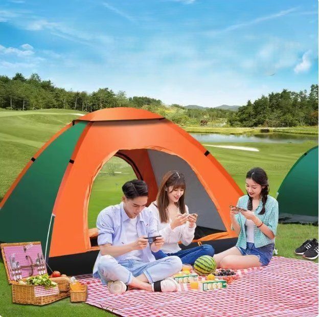 品質保証で、高速配送！ アウトドア自動防雨テント 家庭用日除け虫除け 室内ベッド上暖かい大人用子供用キャンプ