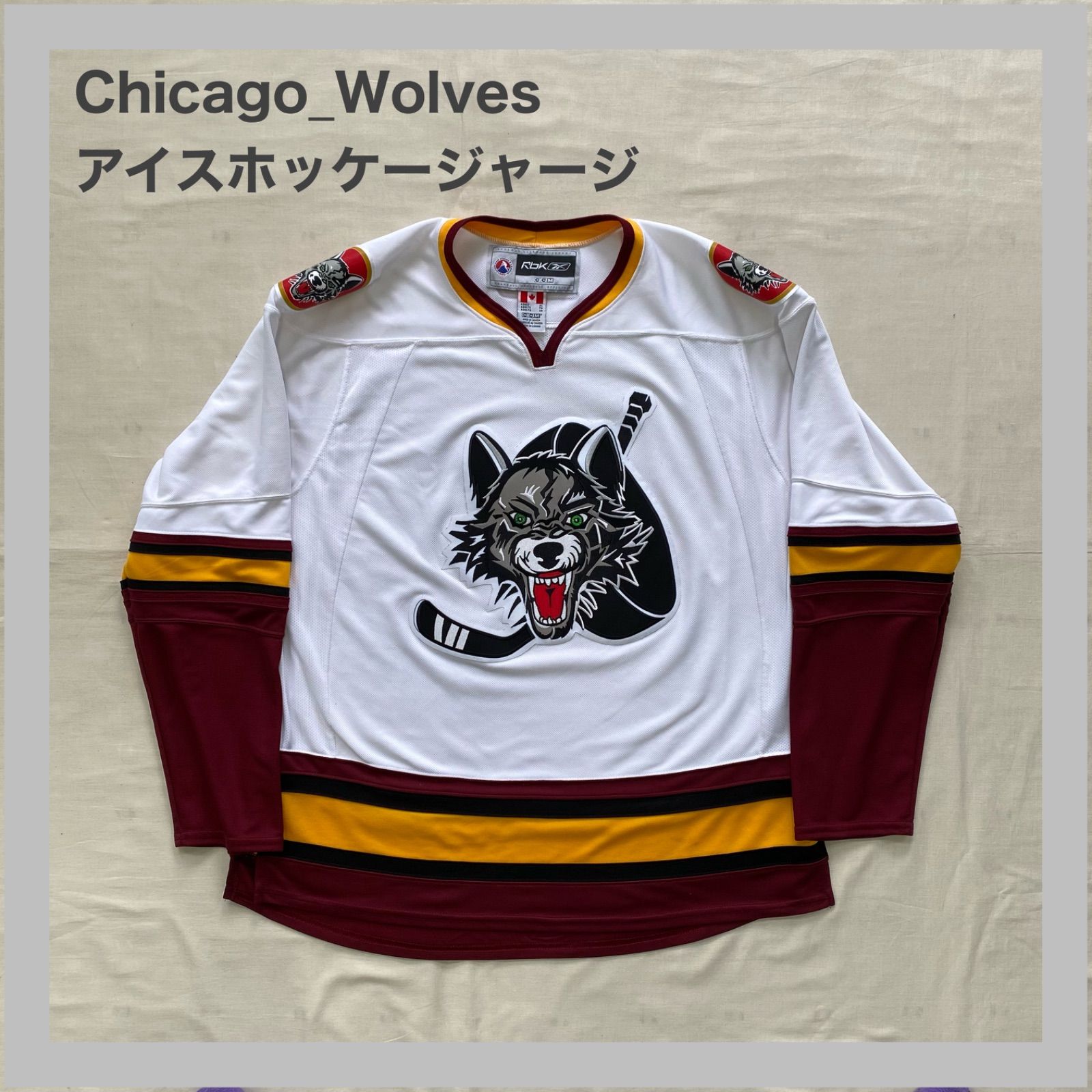 ChicagoWolves シカゴウルブズ アイスホッケージャージ AHL アメリカンホッケー 90s 90年代 ヴィンテージ メンズ XL -  メルカリ