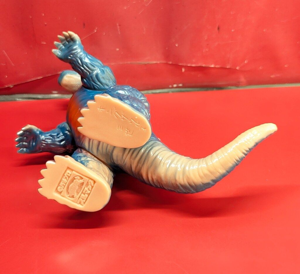 ブルマァク キングザウルス三世 ソフビ フィギュア ポスターカラー