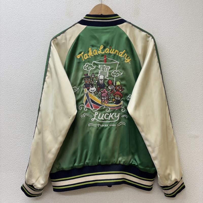 laundry ランドリー スカジャン リバーシブル 刺繍 S