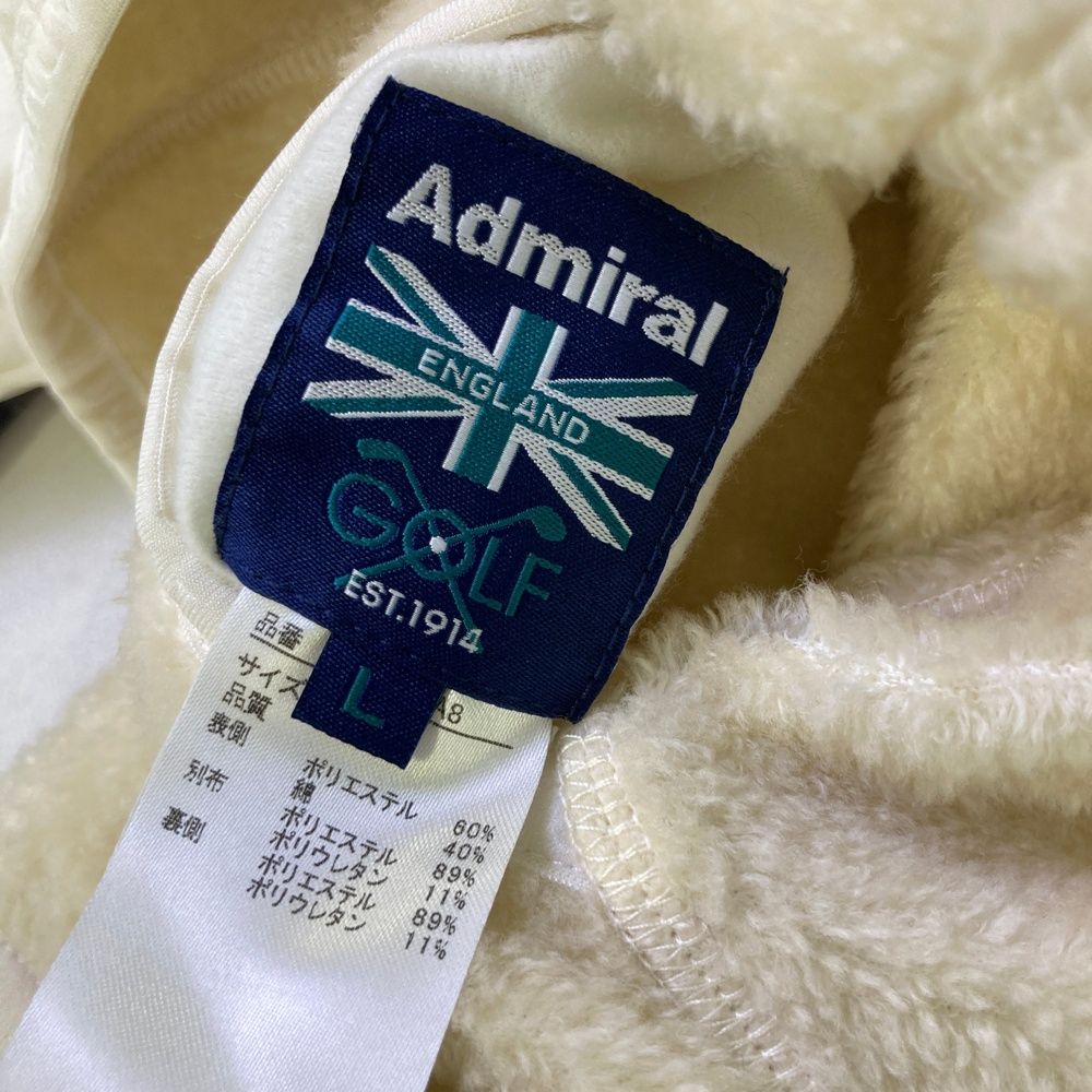 サイズ：L ADMIRAL アドミラル リバーシブル ボア ジップ
