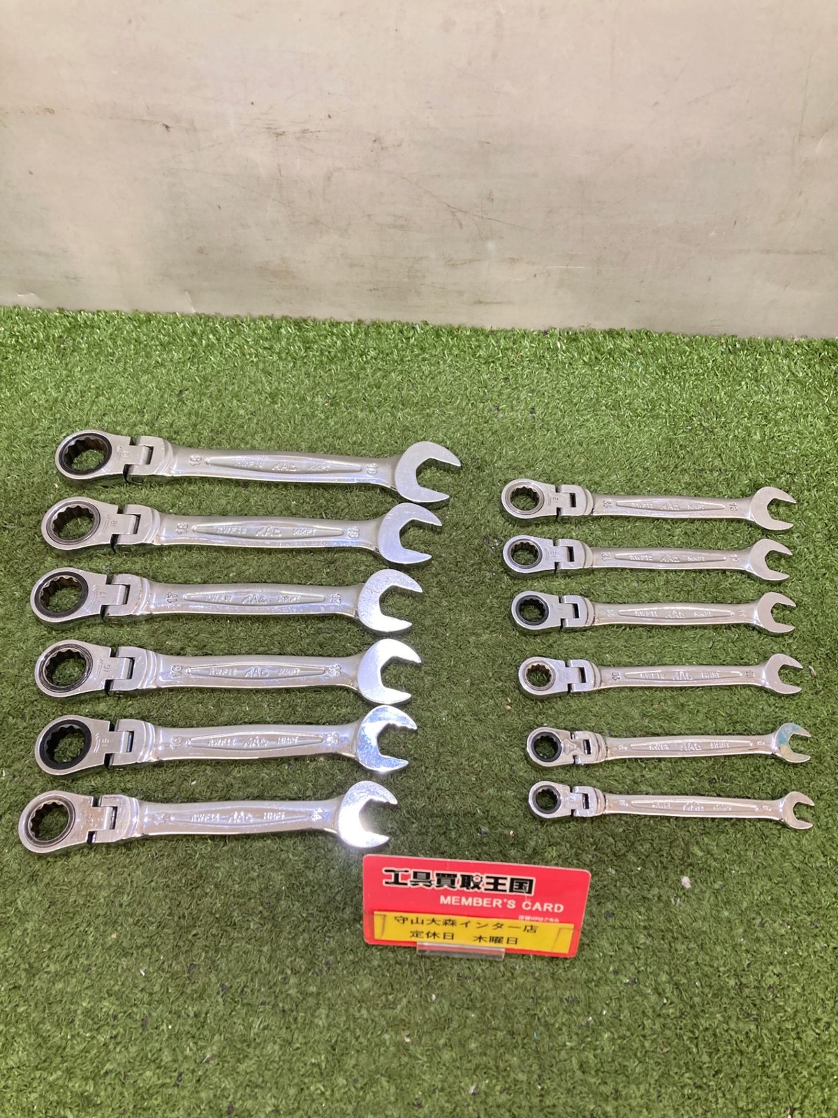 品 0921 MAC TOOLS マックツールズ フレキシブルコンビネーションギアレンチセット 12本セット 8mm～19mm RWF8～RWF19 ITLMEBREKG2O