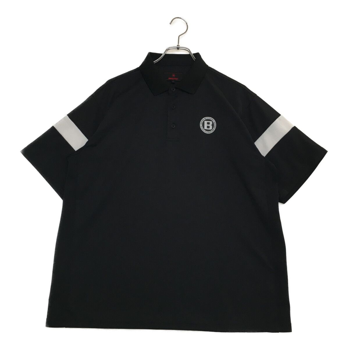 未使用)限定・完売品 ブリーフィング メンズ 半袖ポロシャツ L ブラック 中古 メンズ ブリーフィング BRIEFING 半袖ポロシャツ L 黒 ブラック