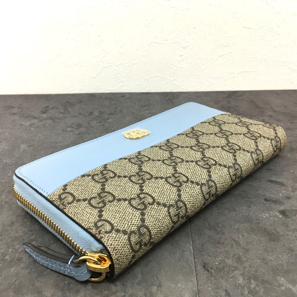 送料込み！ 未使用品 GUCCI ジップウォレット 456117 箱付き 142