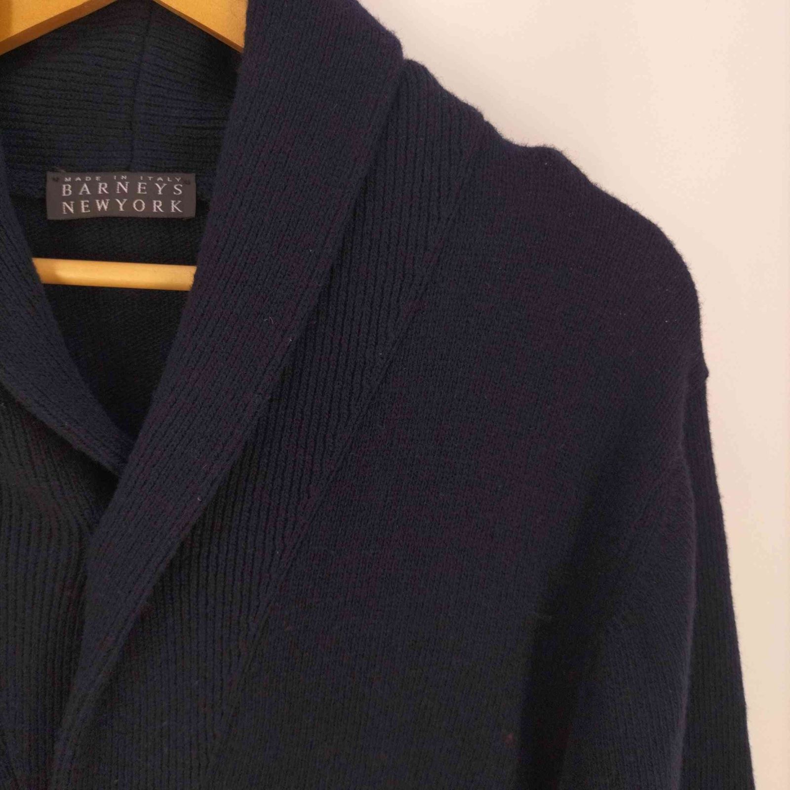 未着用 BARNEYS NEWYORK 52 イタリア製 ニット カーディガン カノコクルーネック ニットカーディガン レディース(M ベージュ